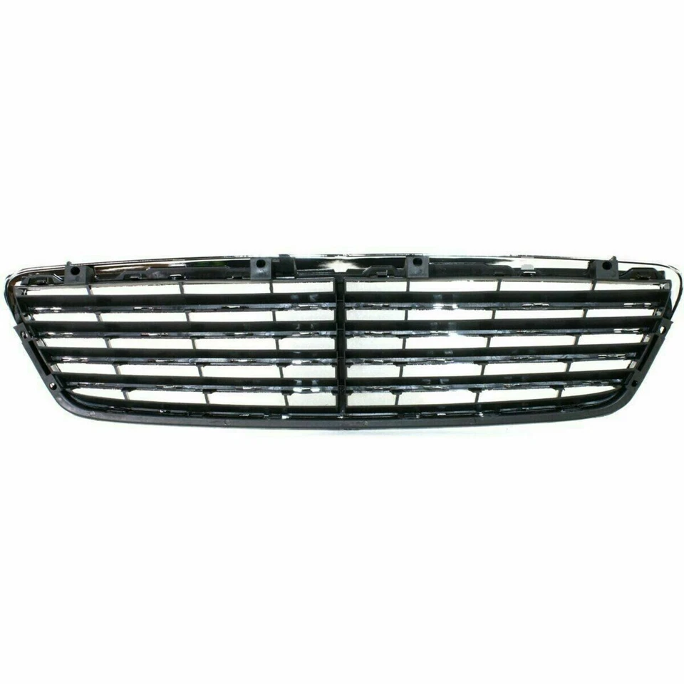 Chrome Black Grille For 2001-2007 Mercedes Benz C-Class Sedan Wagon MB1200143 Foto 4 de 4