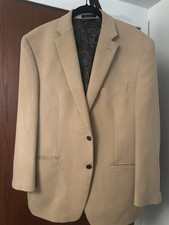Lauren by Ralph Lauren Men's Tan 100 Camel Hair Blazer Size 42R