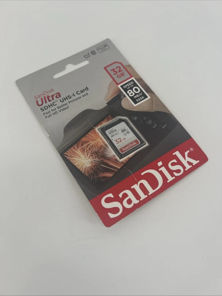 SanDisk 32GB Ultra Class 10 SDHC UHS-I Memory Card Up to 80MB, Grey/Black - Image 4 of 4