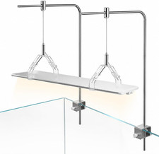 Aluminum Alloy Fish Tank Light Holder, Adjustable Aquarium LED Lighting Stand Ki