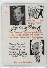 1945 Leister Game Company Auto Game Bing Crosby #4A 0w6