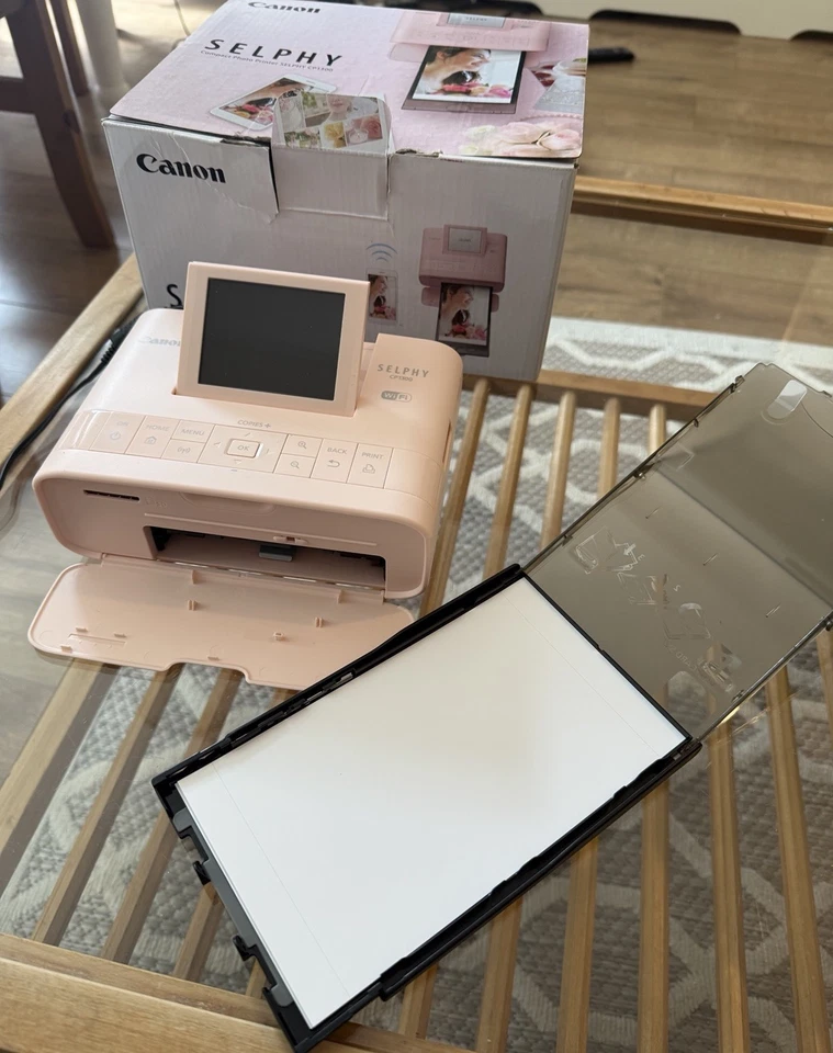 Canon SELPHY CP1300 Pink Inkjet Wireless Wifi Portable Photo Printer-BOXED MINT  - Image 3 of 4