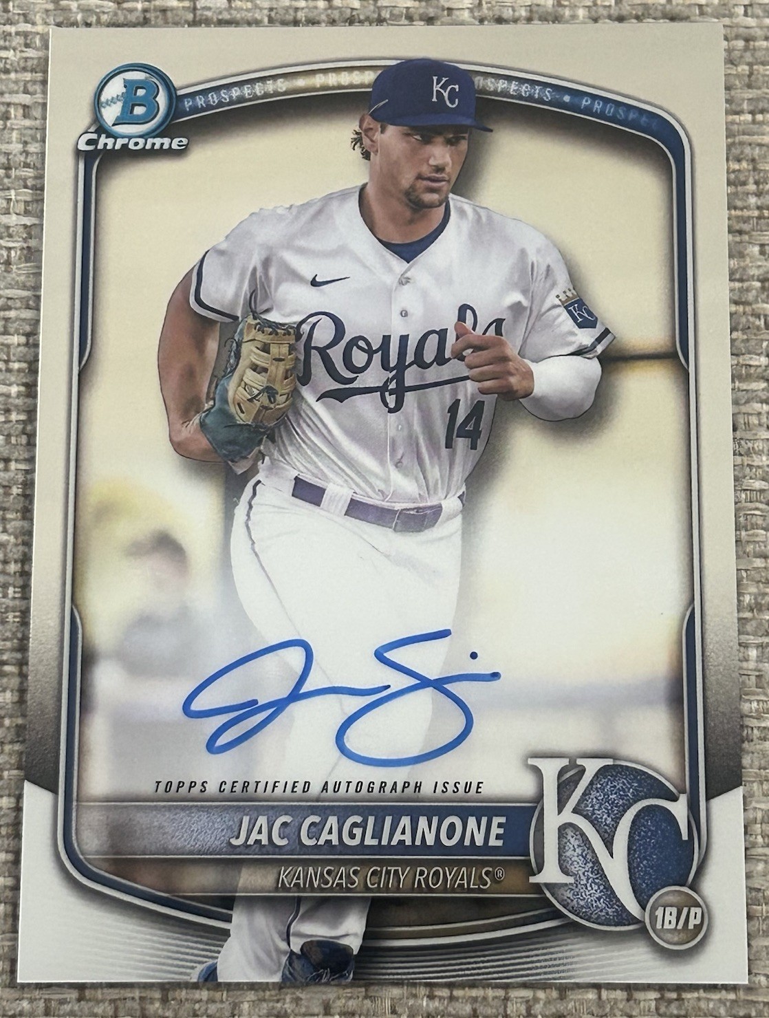 2025 Bowman Jac Caglianone Chrome Base Auto CPA-JCA