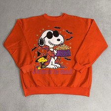 Vintage Peanuts Halloween Snoopy Joe Cool Swe...