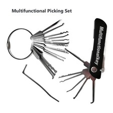 Multifunctional Stainless Steel 21in1set Key Kit Transparent Padlock Optional Multifunctional Stainless Steel 21in1set Key Kit Transparent Padlock Optional