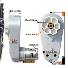 24 Volt RS775 High-Speed Motor Gearbox for Power Wheels Motor Upgrade,18V-24V...