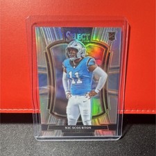Panini Select Nic Scourton Carolina Panthers NFL 2025 Premier Rookie Prizm #143
