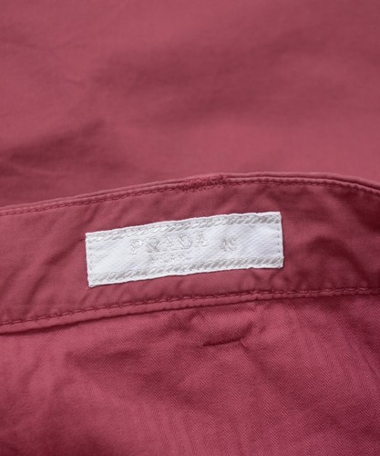 Luxury Prada Linea Rossa Bordeaux Chino Pants Classic Casual Trousers Size 46 - Picture 8 of 12