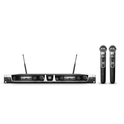 LD Systems U504.7 HHD2 | Dual Wireless Handheld Mic System | 470 490 MHz with