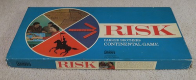 #ad #ad Risk Vintage Board Game Parker Brothers 1968 100% Complete $35.00