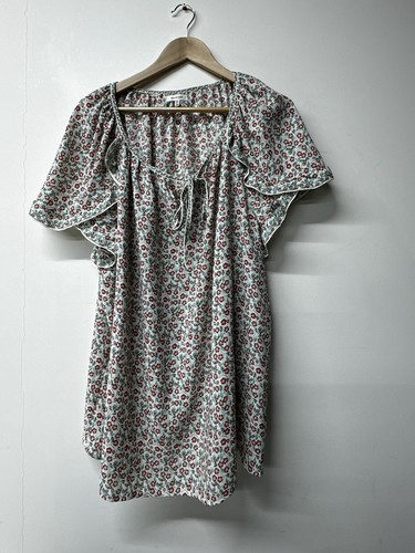 Women’s Max Studio Top Size 3XL Floral Butterfly Sleeves Excellent Condition - Picture 1 of 16