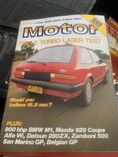 #4 Modern Motor Car magazine 1982 July Ford Laser Triple Turbo Commodore 5 Litre