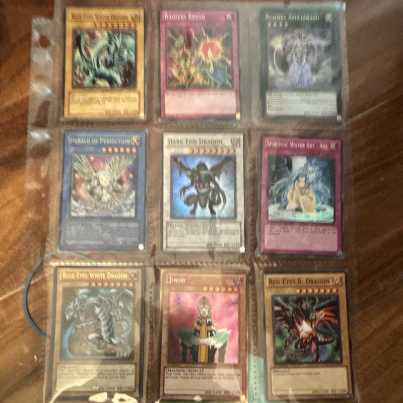 Konami Yu-Gi-Oh! TCG 1st Edition Holo 9-Card Lot English Blue-Eyes Jinzo