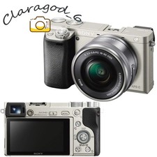 Sony Alpha A6000 Mirrorless Digital Camera w/ 16-50mm Lens w/ Accessories Silver