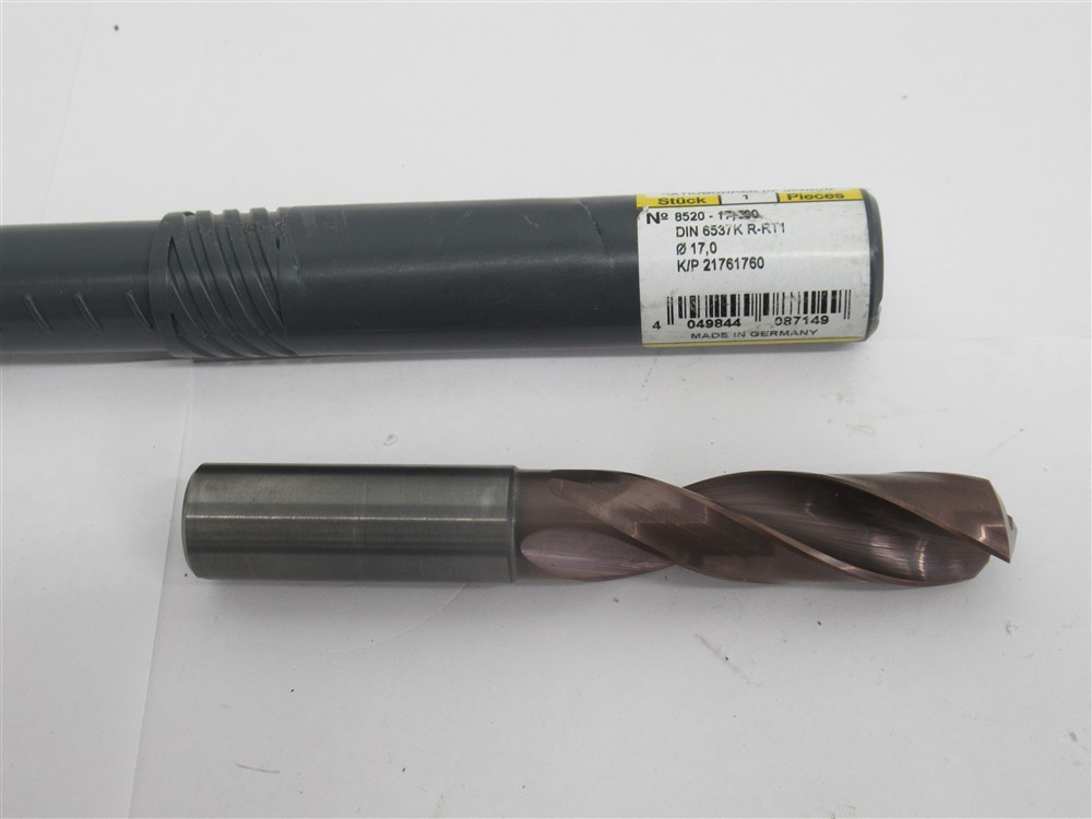 Guhring 9085200170000 , 17 mm Solid Carbide Screw Machine Drill Bit