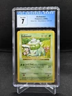 Pokemon Base Set Shadowless Bulbasaur 44/102 CGC Near Mint 7