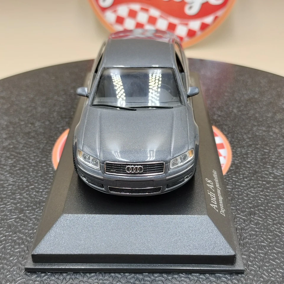 MINICHAMPS 1/43 Audi A8 2002 grey gray metallic 400011802 - Image 3 of 4
