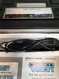 Coleco ColecoVision (Model 2400) Video Game System - Black Complete