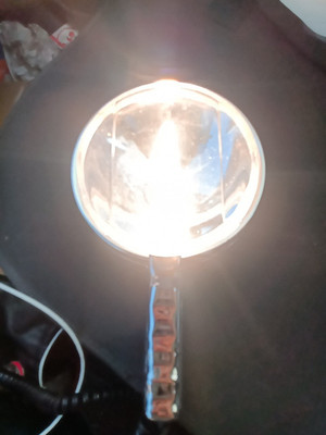 Vintage Chrome ZED 1000 E2 Clear Spot Light Hand Held 12v