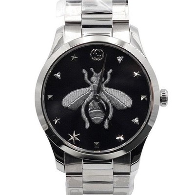 Gucci G-Timeless BEE 38MM Stahl Herrenuhr 1264136 152314510