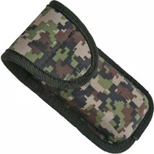 Funda para cuchillo de bolsillo | Estuche bolsa de cinturón camuflaje digital Rite Edge - Se adapta a carpetas de 4 pulgadas