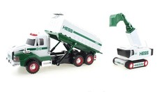 Hess 2017 Dump Truck and Loader Toy with Lights Sounds and Hydraulic Action