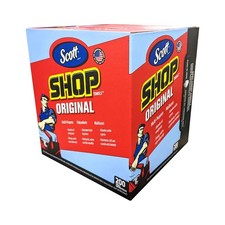 Scott Kimberly-Clark 75190 Shop Towels, 9" 200 Count Pack of 1 , Blue