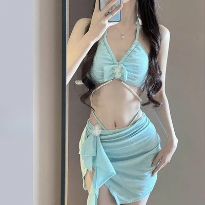 Women's Bikini Three Piece Set Niche Release Vacation Style Hot