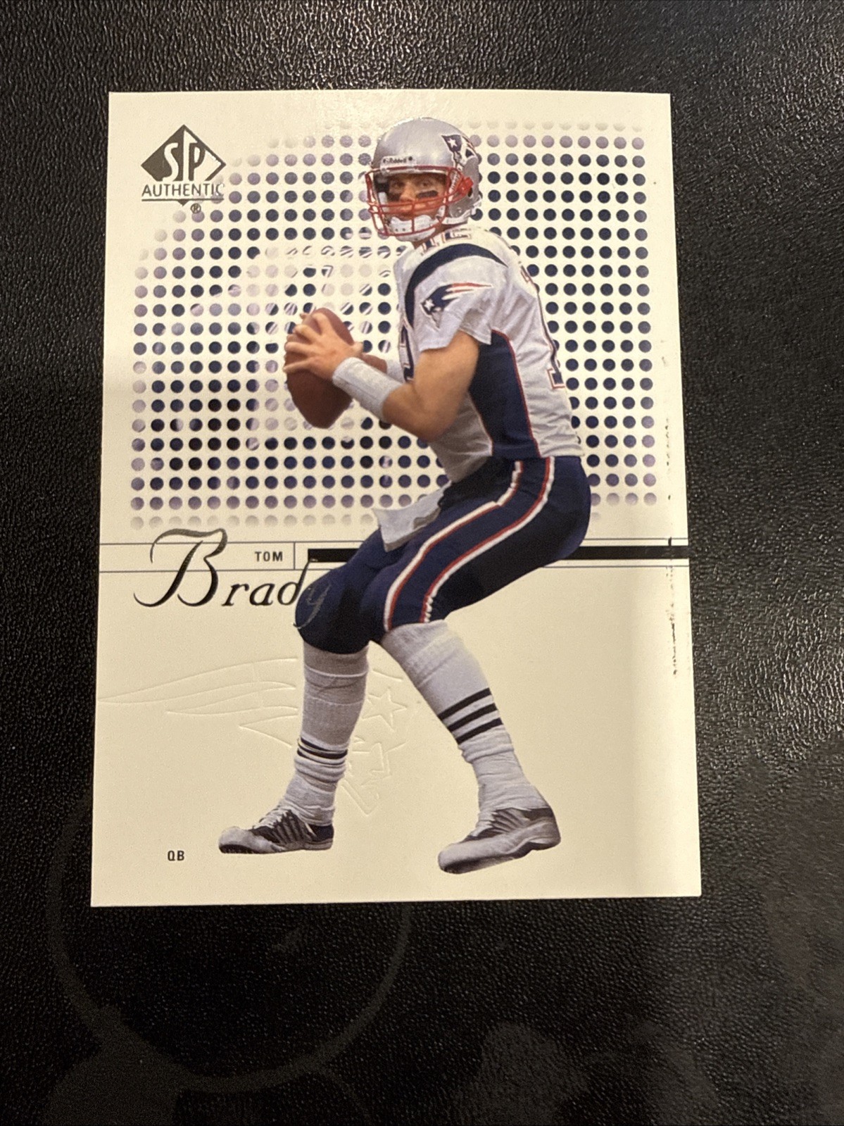 2002 SP Authentic #1 Tom Brady