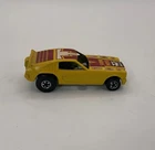 1969 RARE Hot Wheels SHOW HOSS II YELLOW Mustang Dragster Black Wall Hong Kong