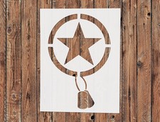 Reusable Stencil Template for Army Crafts  DIY Wall Art - StencilAir