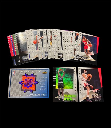 1992-93 Upper Deck NBA MVP Hologram Complete 36 Card Set Jordan Shaq Barkley 1A