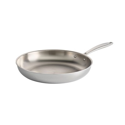 Tramontina 12-Inch Tri-Ply Stainless Steel Frying Pan, Induction-Ready
