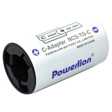C Size Battery Adapters, AA to C Size Battery Spacer Converter Case Use2578