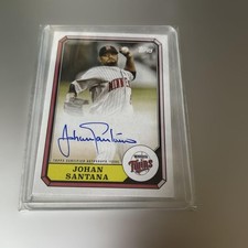 Topps Archives Johan Santana Autograph Card