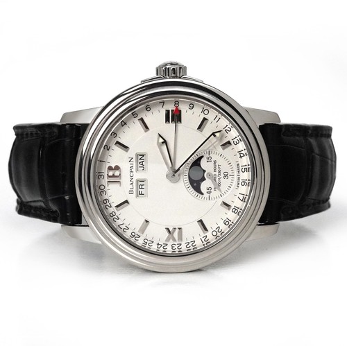 Blancpain Leman Complete Calendar Moonphase 2763-1542A-53B Gold Wristwatch