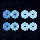 10pcs Buttons 30mm Natural Unakite Stone 2 Hole Button Versatile Accessories DIY