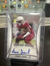 2021 Leaf Football Asante Samuel Jr Rookie Auto #BA-ASJ JS