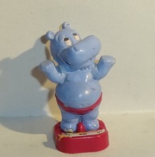 HAPPY HIPPO na wadze (oznaczenie "8") Malowane MATOWE Hipopopotamy fitness 1990 ORYGINALNE