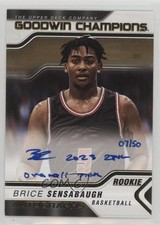 2023 Upper Deck Goodwin Champions Inscriptions 7/50 Brice Sensabaugh Auto 0x6p