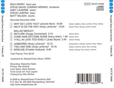 VARIOUS ARTISTS JAM SESSION, VOL. 28 NEW CD