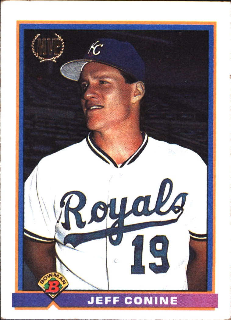 1991 Bowman Jeff Conine Rookie #184 Kansas City Royals