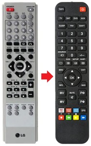 Telecomando Di Ricambio Per TV LG Modelli 32LH570B 55lh575a 49lh570a Nuovo Garanzia 6 Mesi