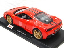 FERRARI 458  SPACIALE FERRARI ORANGE 1:18 NEW IN BOX.