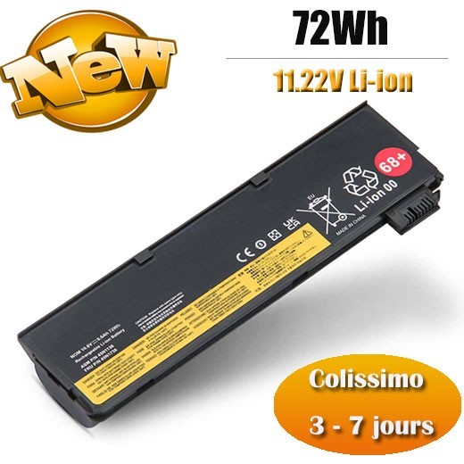 Batterie 72Wh 0C52862 pour ThinkPad T440s T450s idéale en voyage d'affaires