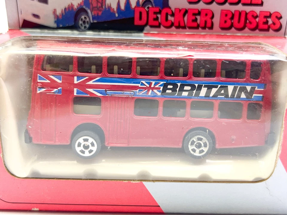Vintage Tuf Toys VT 716 MK II Dennis Double decker Bus Britain diecast boxed - Image 4 of 4