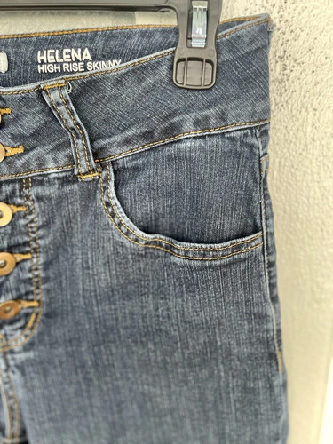 womens Helena high rise skinny ankle stretch size 12 blue jean - Picture 3 of 11