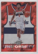 2019 Panini Contenders Optic Uniformity Red Cracked Ice Prizm Rui Hachimura 0r5l