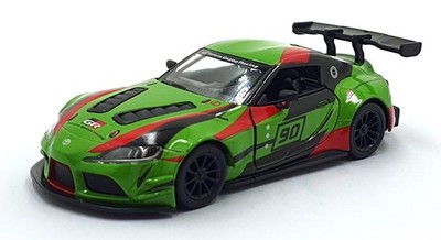 Kinsmart 1/36 Scale Pull Back & Go TY6951 - Toyota GR Supra Racing Concept grün