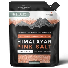 Willow Everett 35 Ounce Himalayan Pink Salt Coarse Grain for Grinders